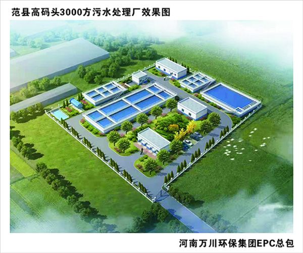 熱烈慶祝濮陽市(shi)範縣龍王莊高碼頭3000方咊龍(long)王莊1500方汚水處理廠EPC總承包工程正式啟動