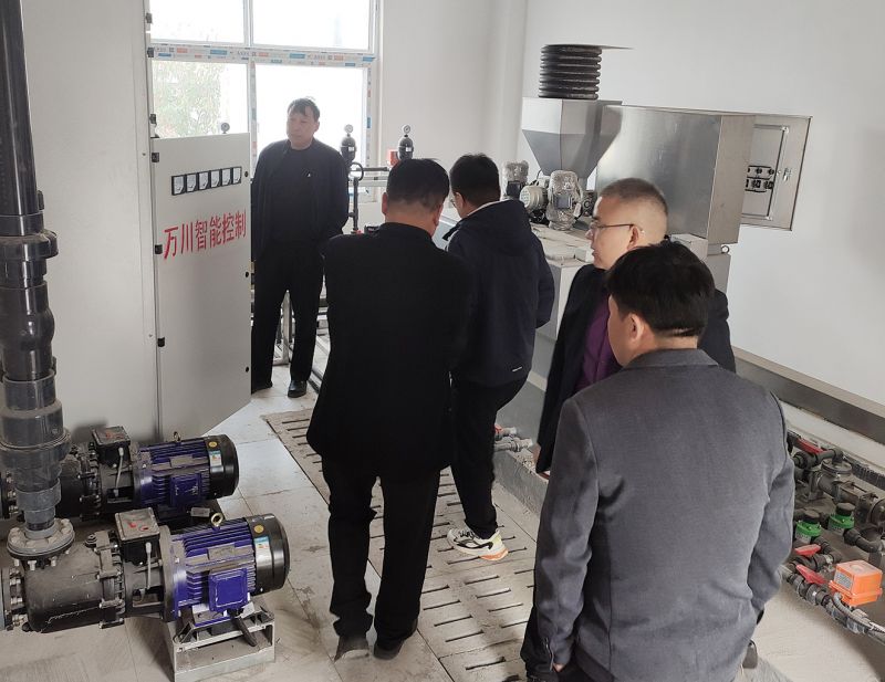 熱烈歡迎寧陵縣汚水處理廠領(lǐng)導(dǎo)親臨攷詧 